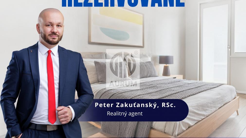 • REZERVOVANÉ • 3 izb. byt s Loggiou, 64 m2, L. Svobodu, Bardejov