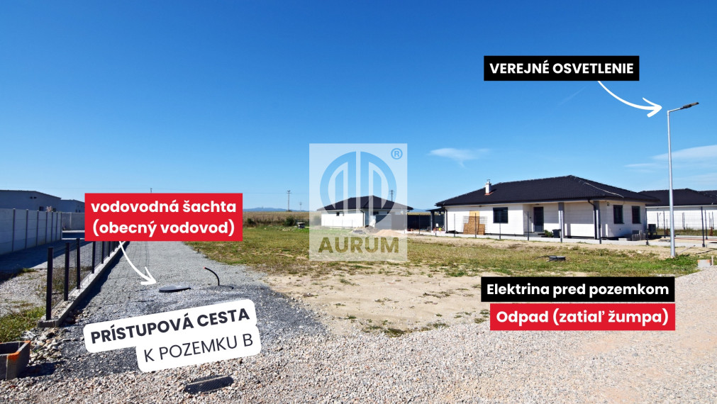 • REZERVOVANÉ • Posledný pozemok na výstavbu Domu, Nová IBV Cestice