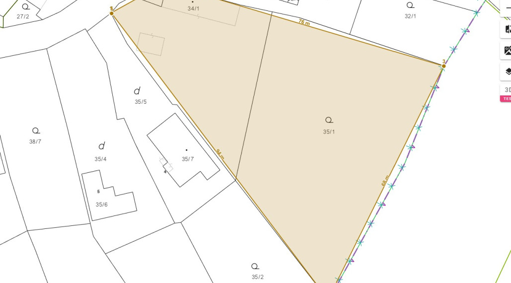 • REZERVOVANÉ• Stavebný Pozemok 3523 m2, Perín-Chym, časť Vyšný Lánec