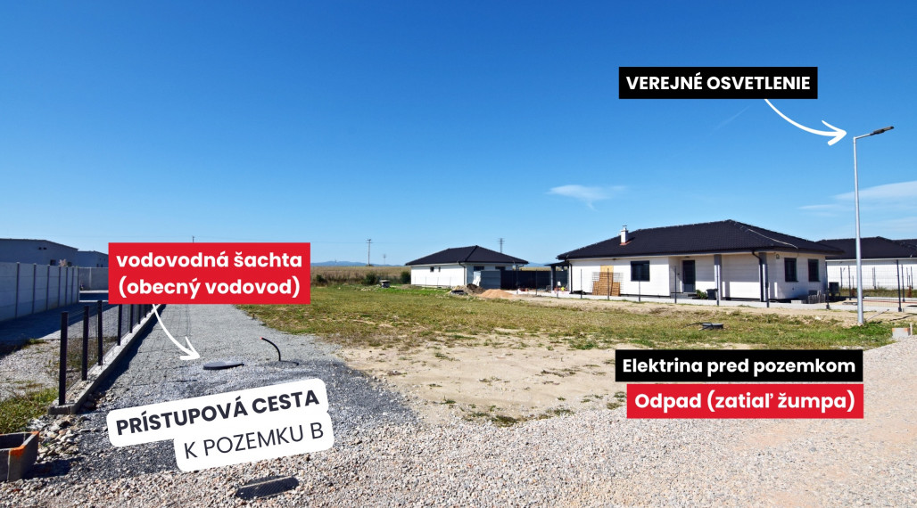 Nová IBV, Stavebný pozemok, Cestice, len 14 km od KE