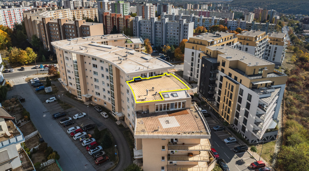 4 i PENTHOUSE s Privátnou Terasou 230 m2, KVP, Klimkovičova