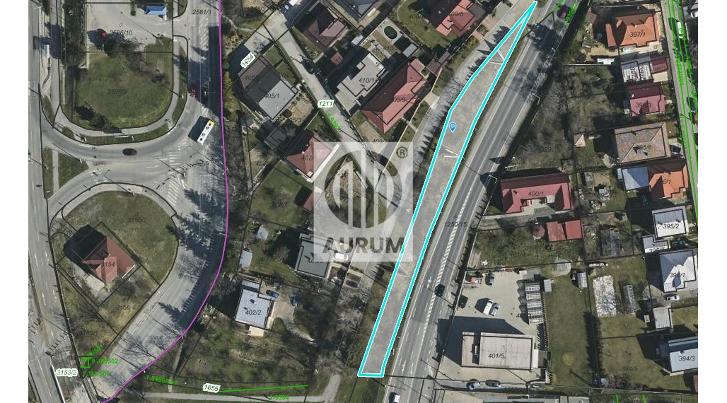 Investičný pozemok 987 m2, Košická Nová Ves