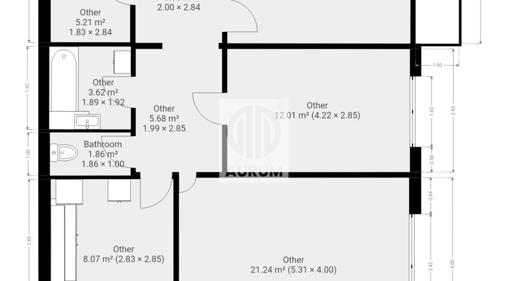 3- izbový byt - Sídlisko ťahanovce.