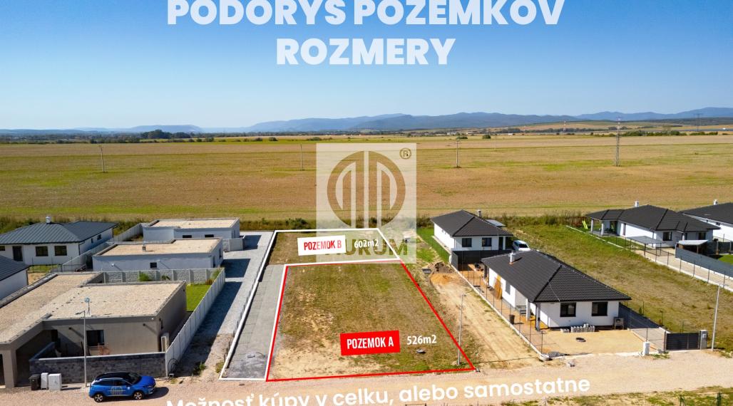 Nová IBV, Stavebný pozemok, Cestice, len 14 km od KE