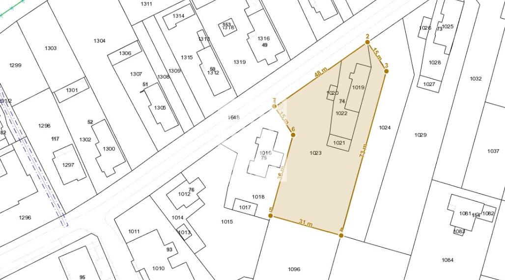 Stavebný Pozemok č.1, 762 m2, Nová Polhora