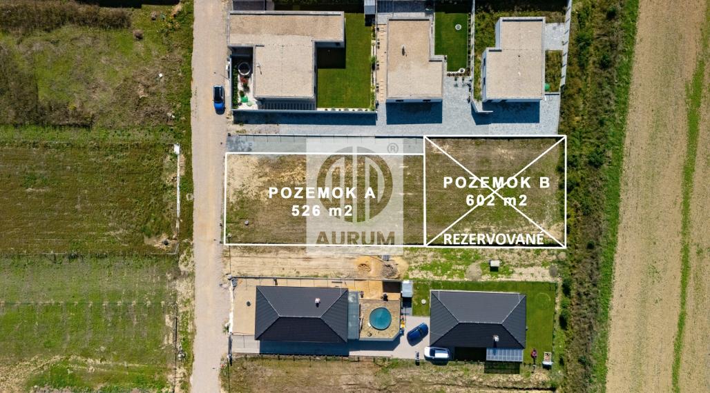 • REZERVOVANÉ • Pozemok "B" Nová IBV Cestice