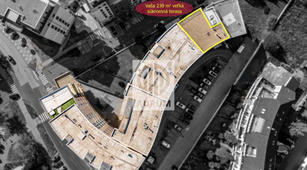4 i PENTHOUSE s Privátnou Terasou 230 m2, KVP, Klimkovičova