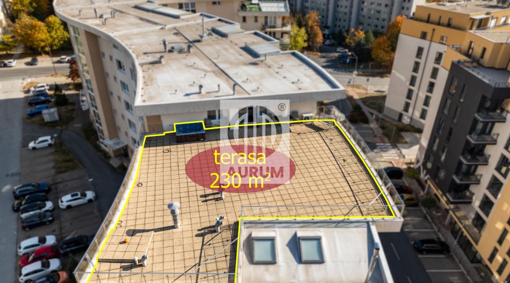 4 i PENTHOUSE s Privátnou Terasou 230 m2, KVP, Klimkovičova